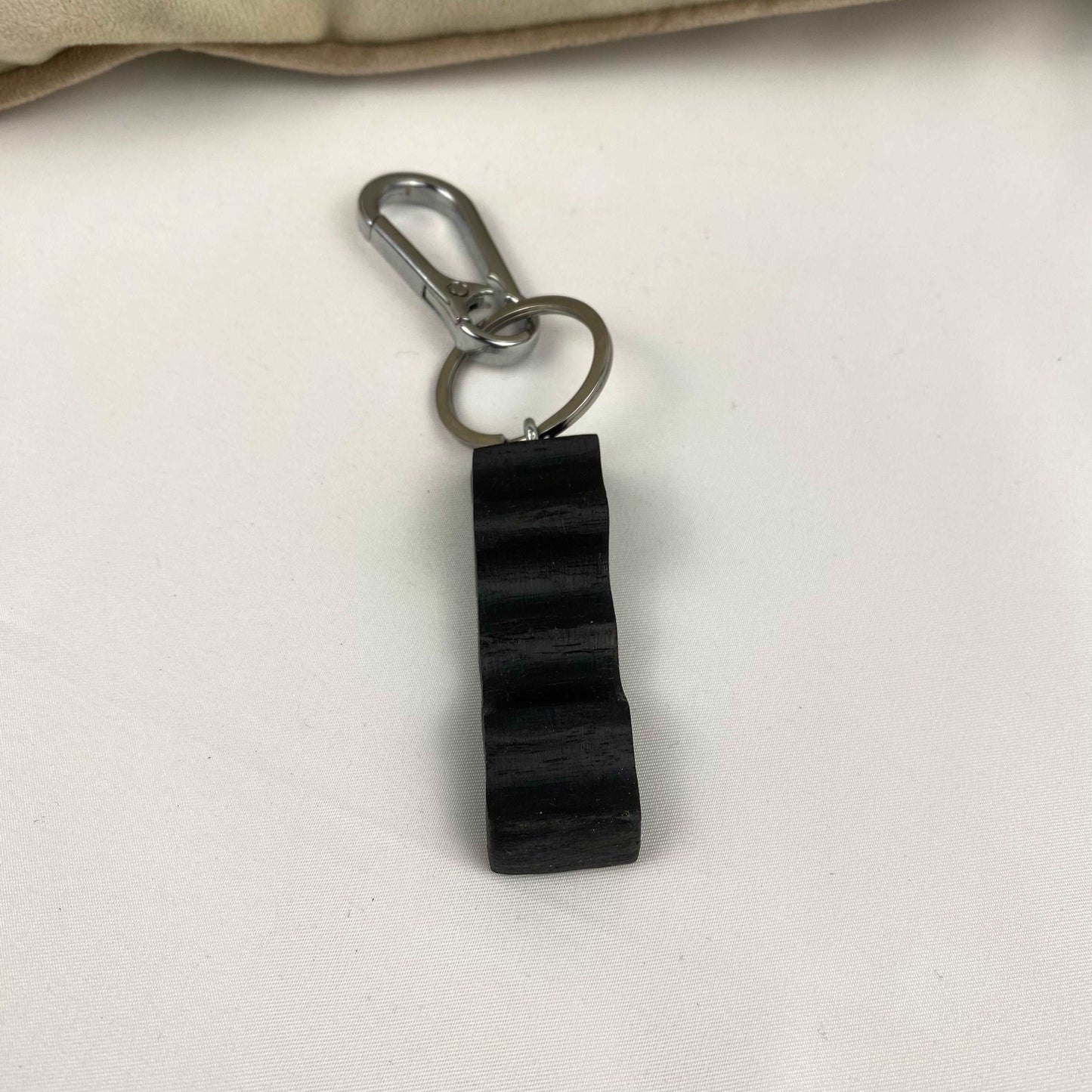 Irish Bog Oak Carved Keychain | Handmade MysticalBogOak