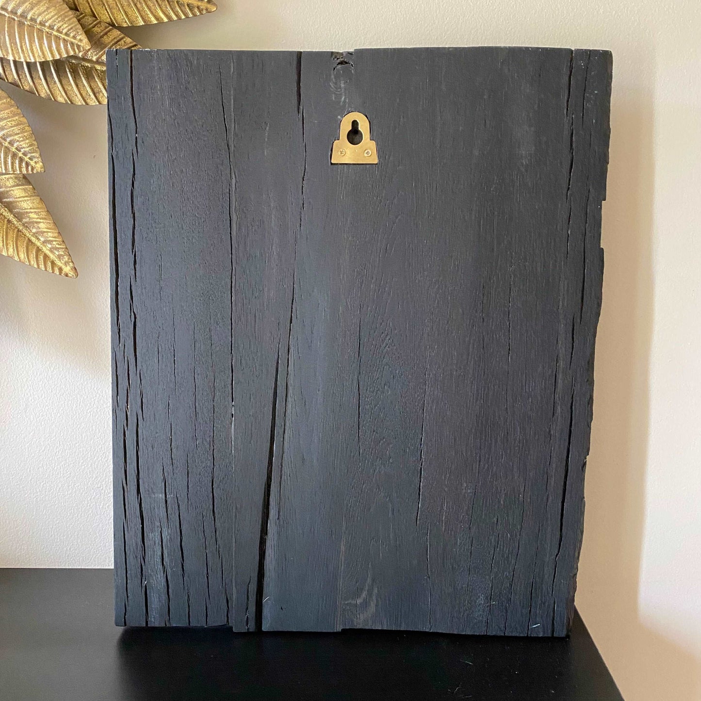 Hand Carved Buddha Sculpture from Irish Bog Oak approximately 3000 years.