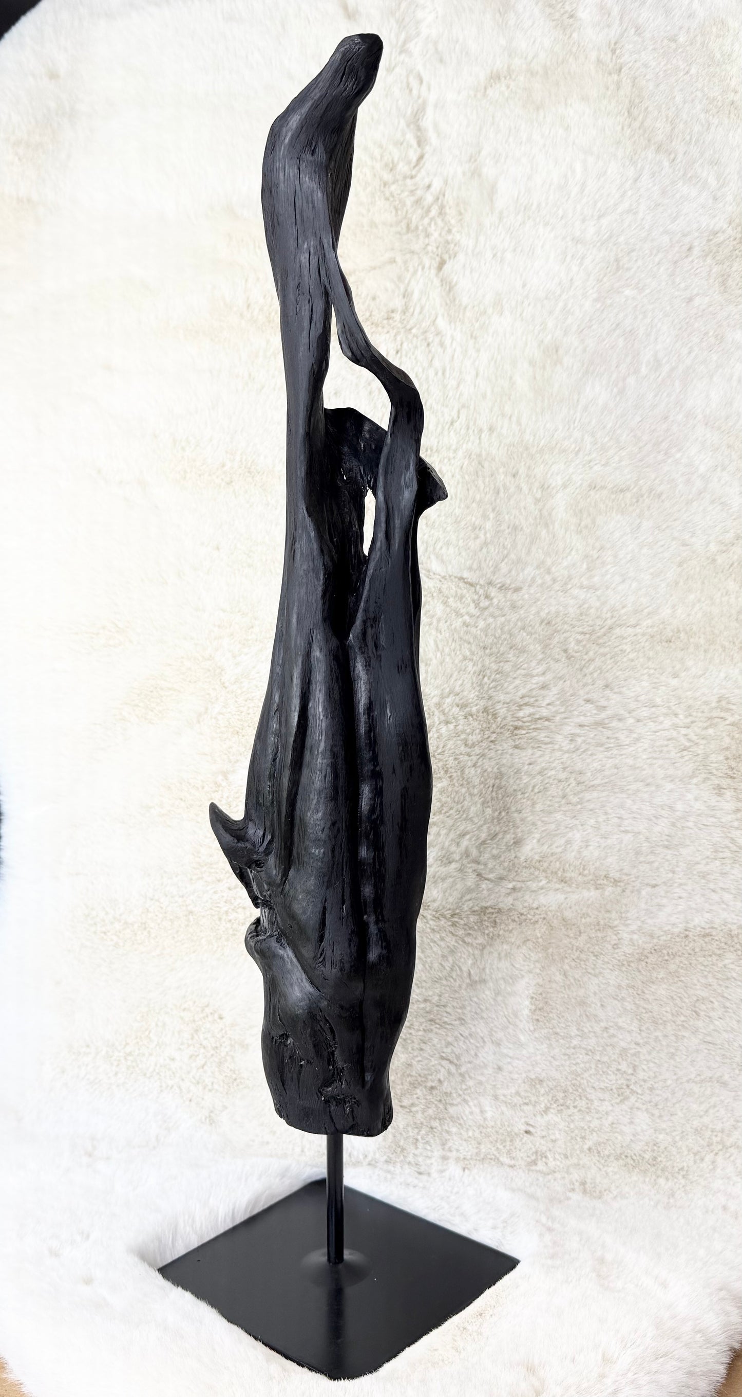 abstract face sculpture