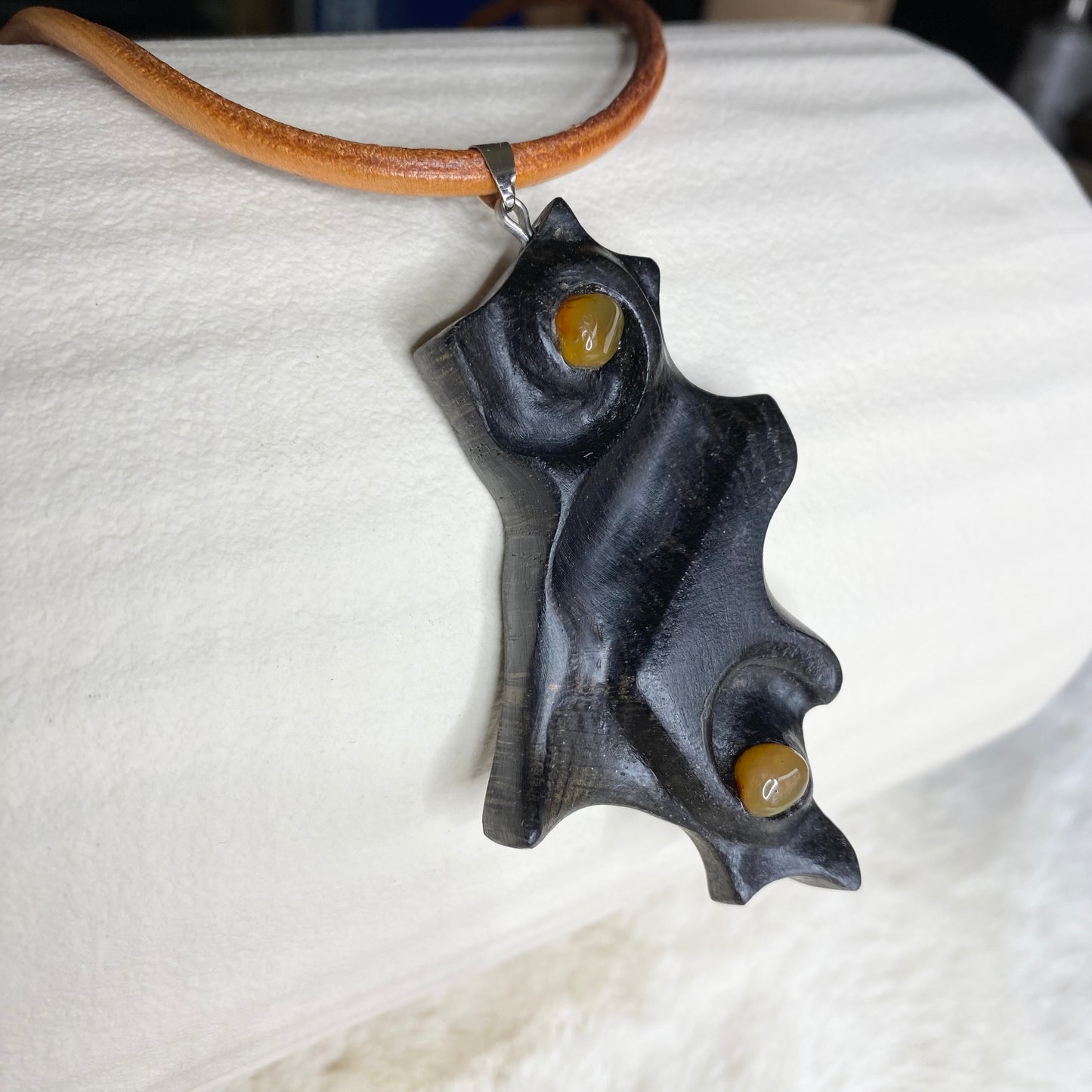 wood and stone jewelry