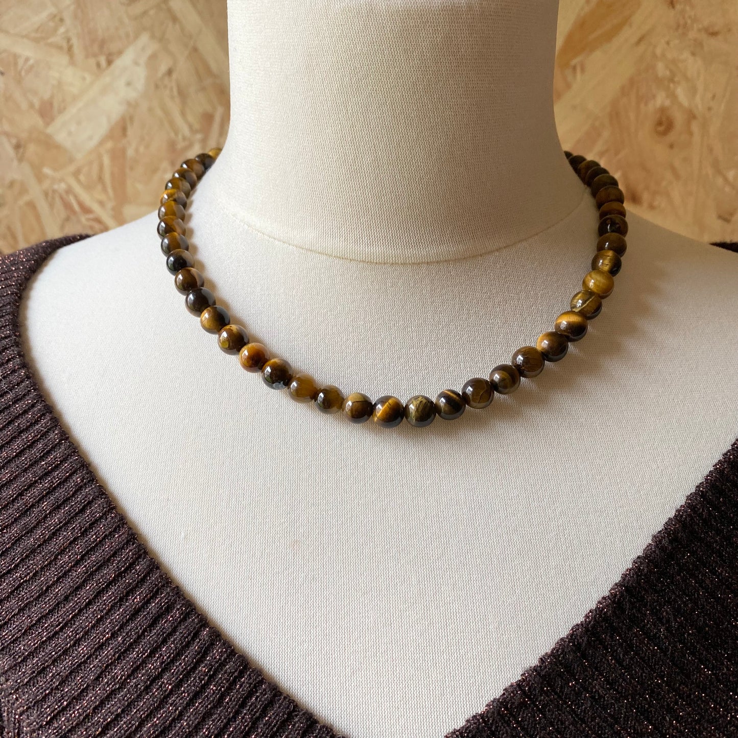 tiger eye necklace