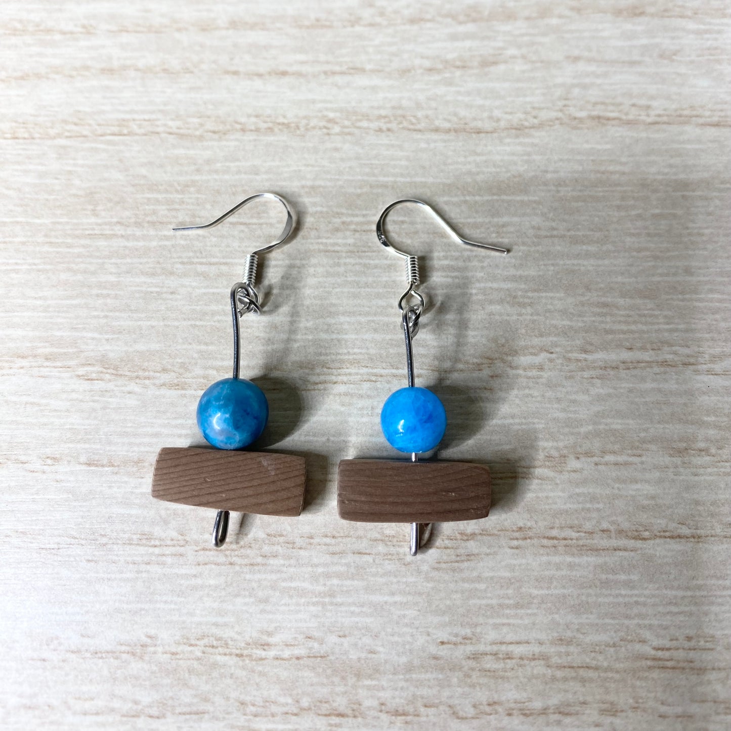 bog wood earrings