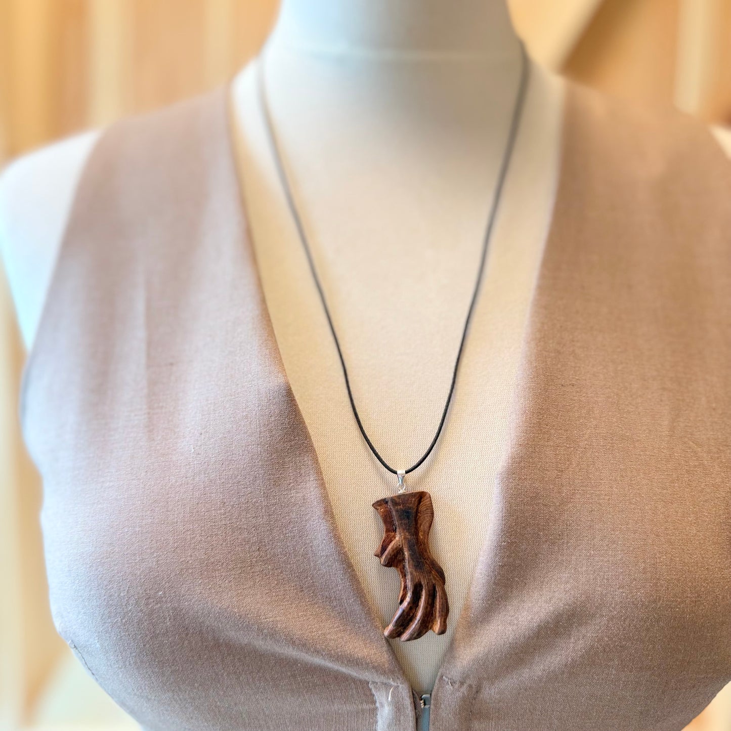 wooden necklace