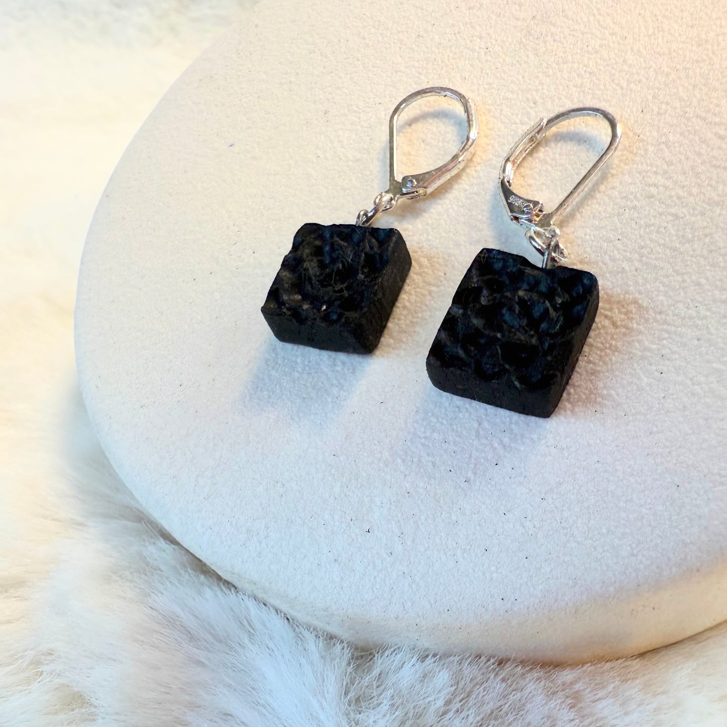 Detail of grain texture in 2,000-year-old bog oak wood