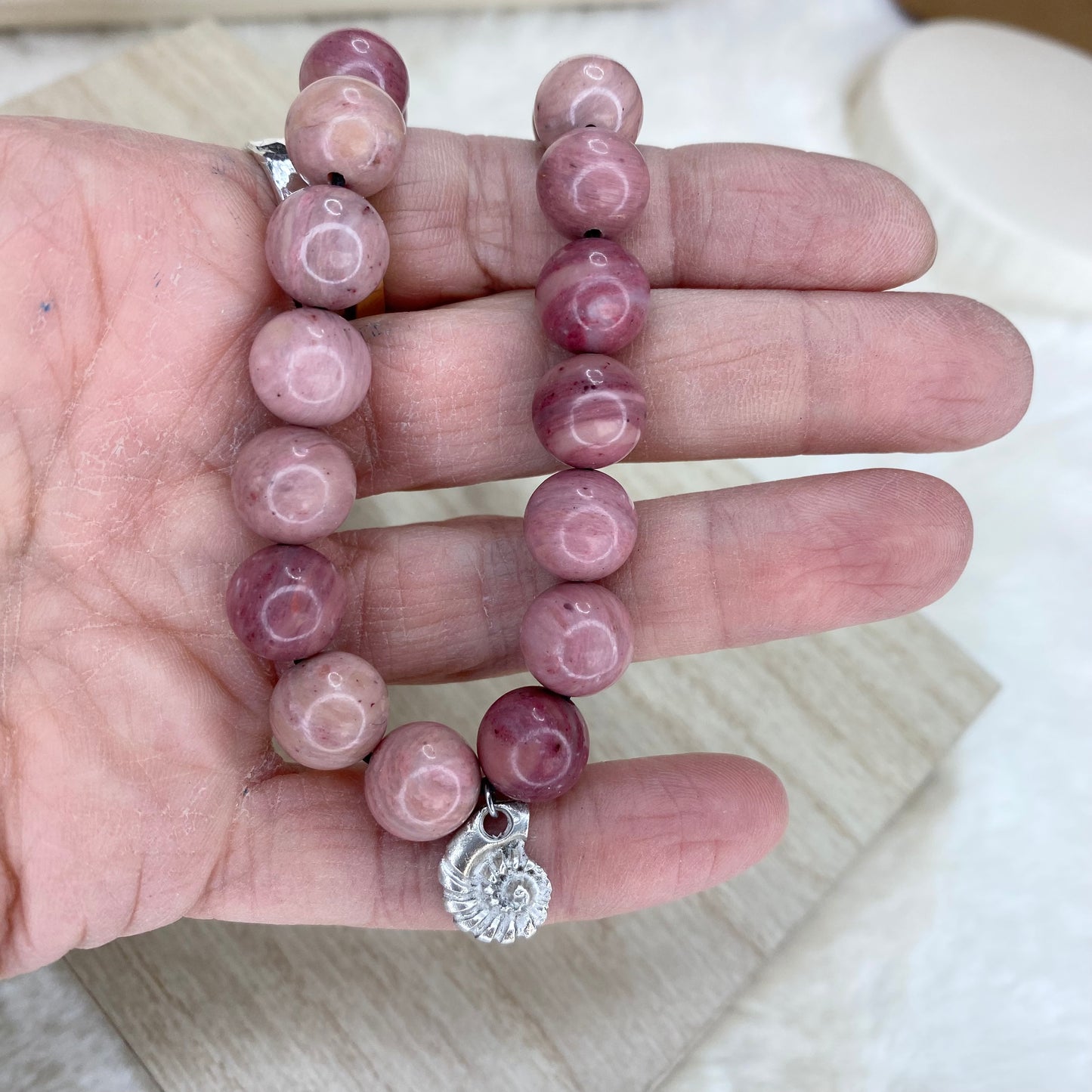 Handmade gemstone necklace