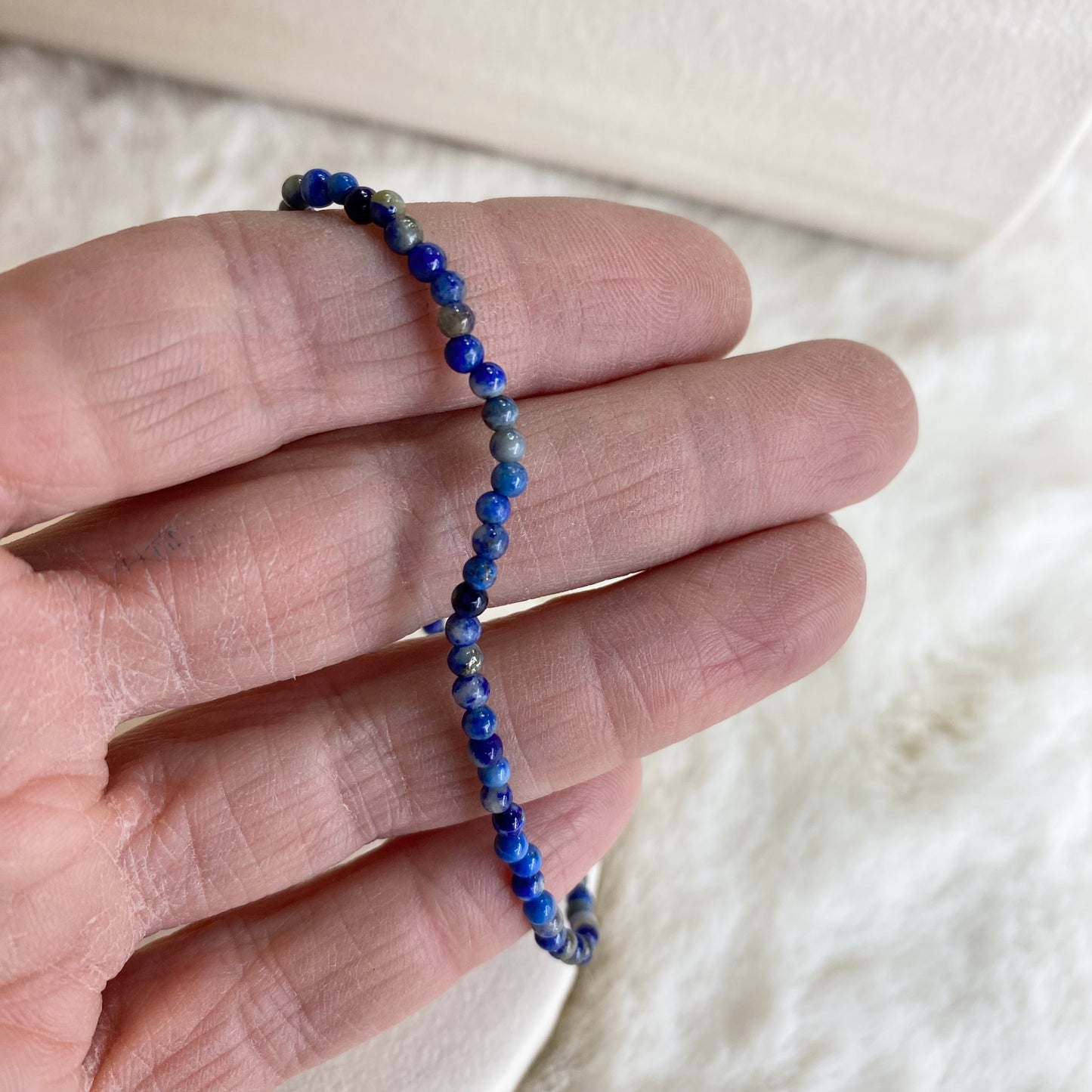 Gemstone beaded bracelet