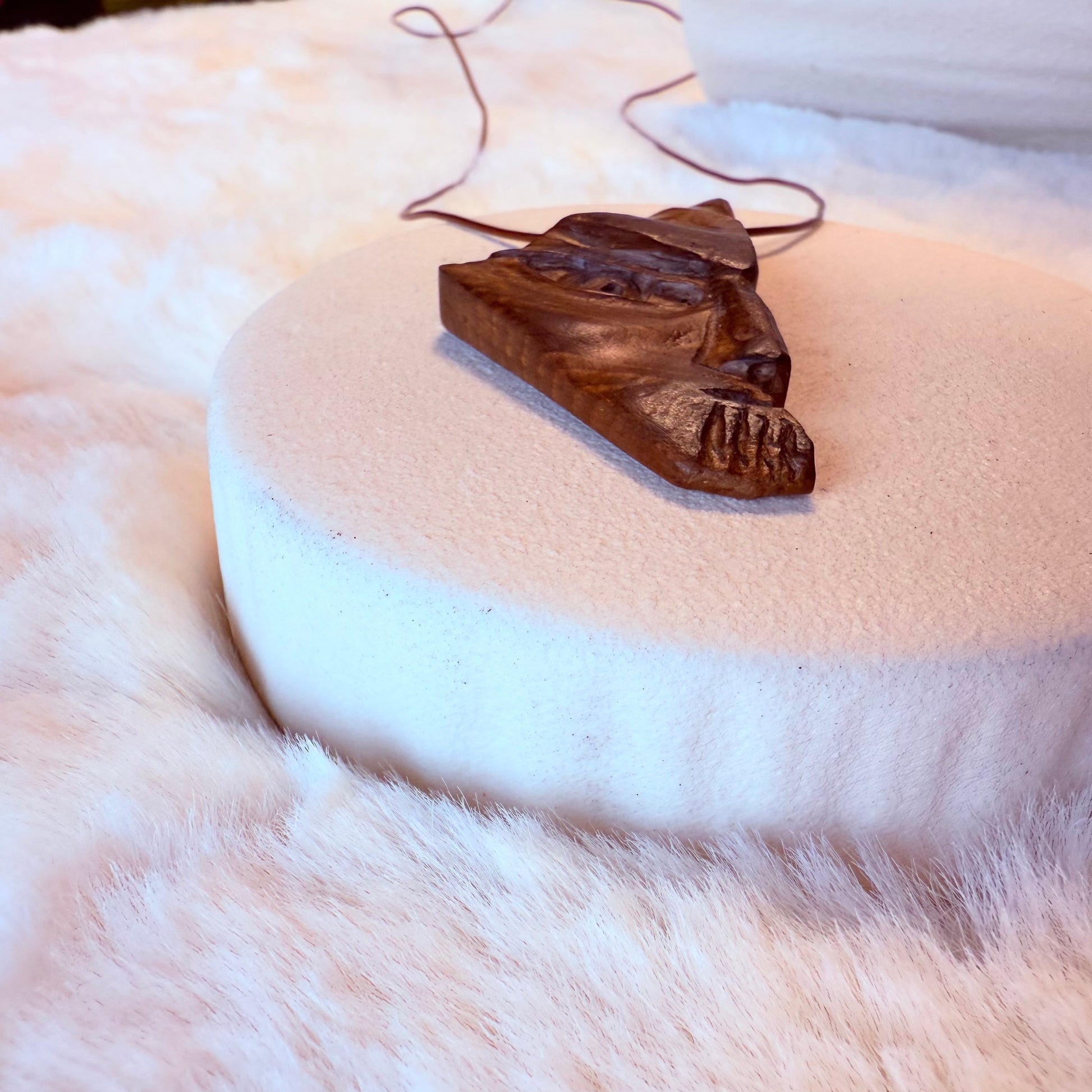 Bog Yew Necklace – A beautifully handcrafted necklace made with yew wood beads, perfect for nature lovers