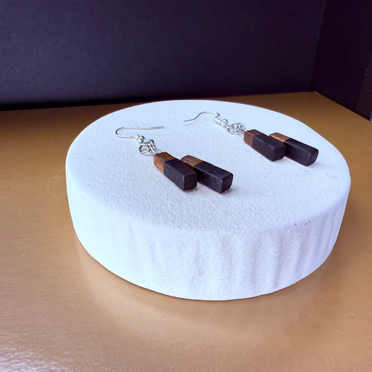 bog oak earrings