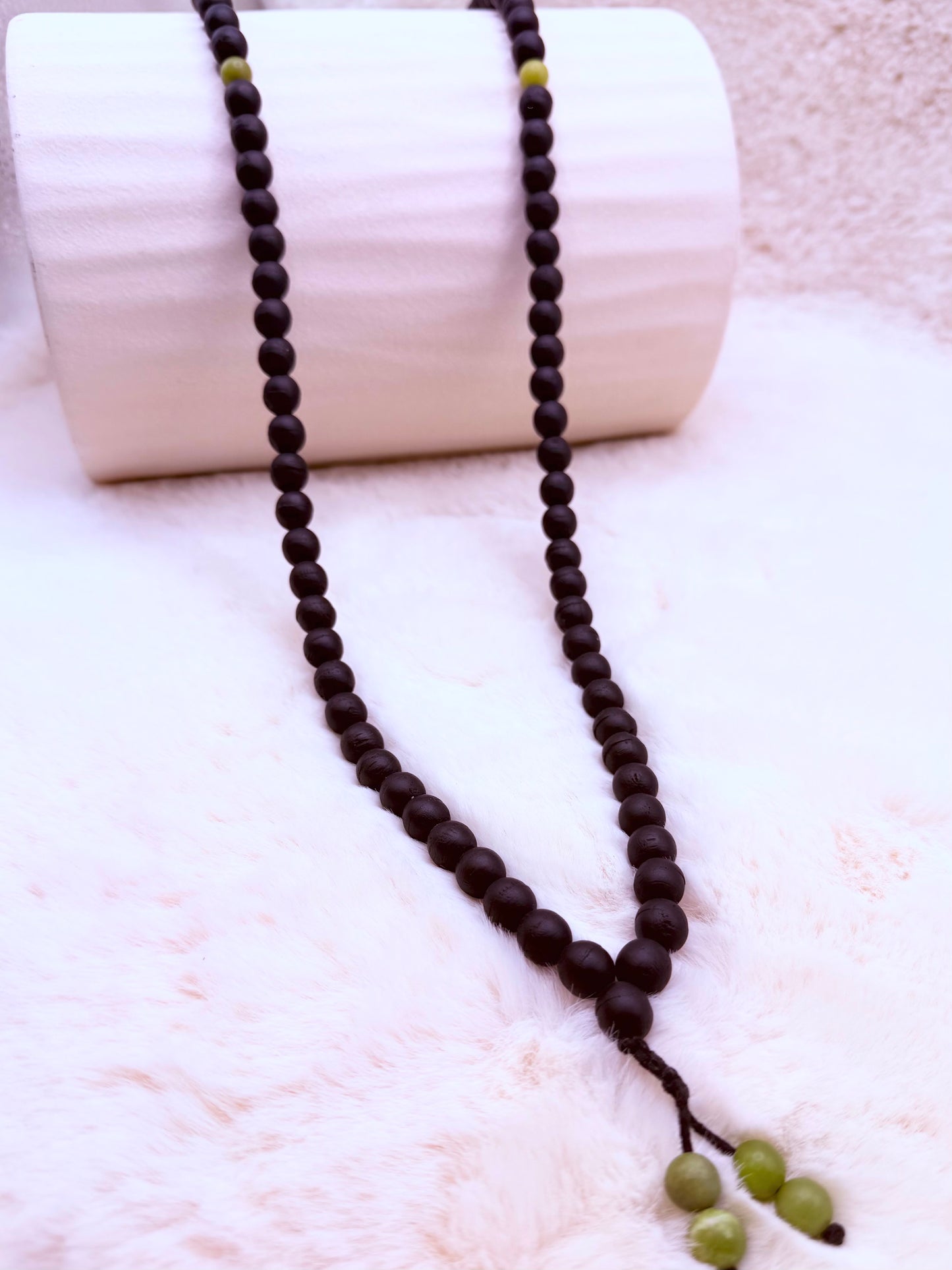 healing jade, grounding wood, natural materials,