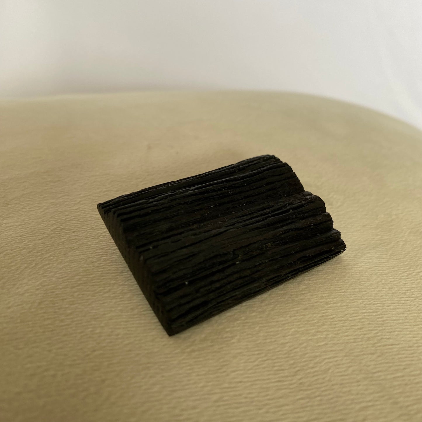 Irish Bog Oak Raw Brooch | Handmade Brooch