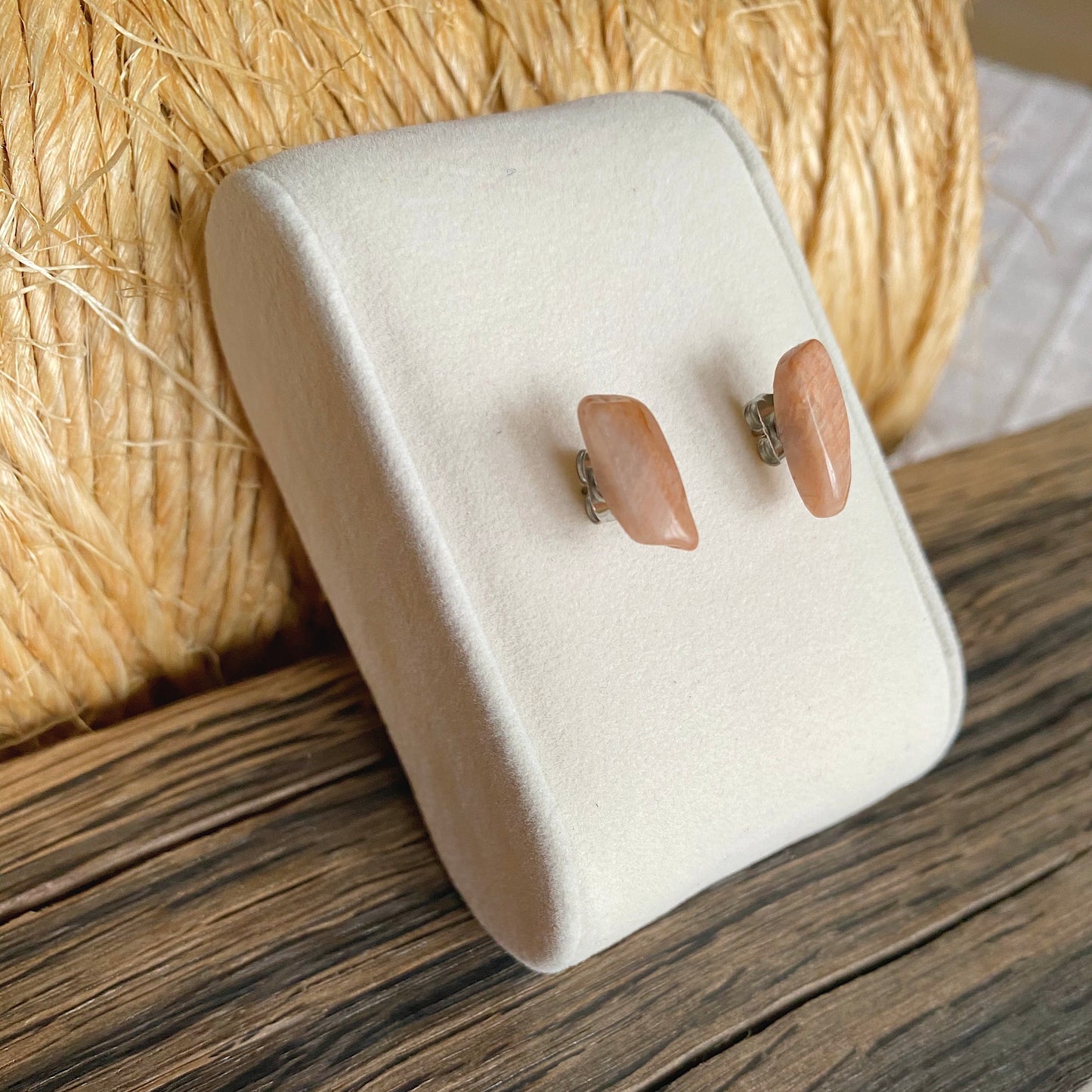 natural stone earrings