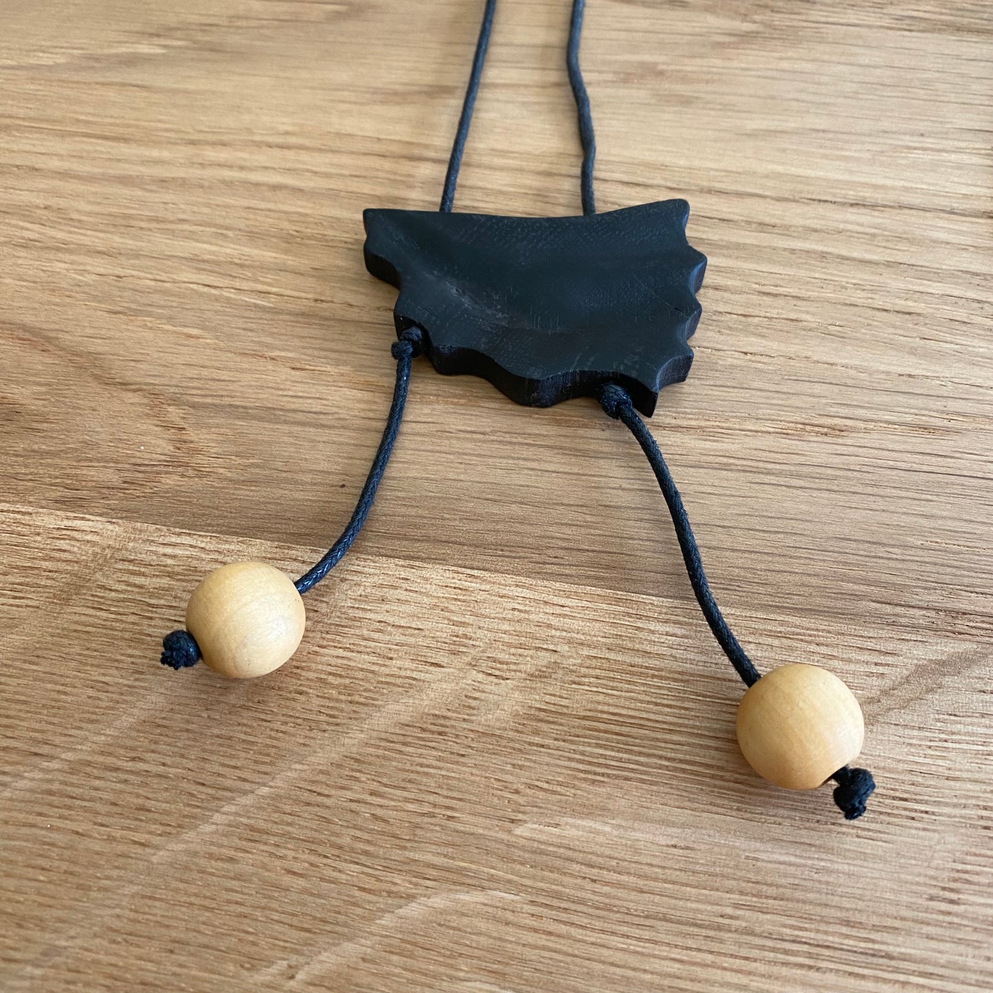 Handcrafted Necklace from Irish Bog Oak - Thoughtful Handmade Gift