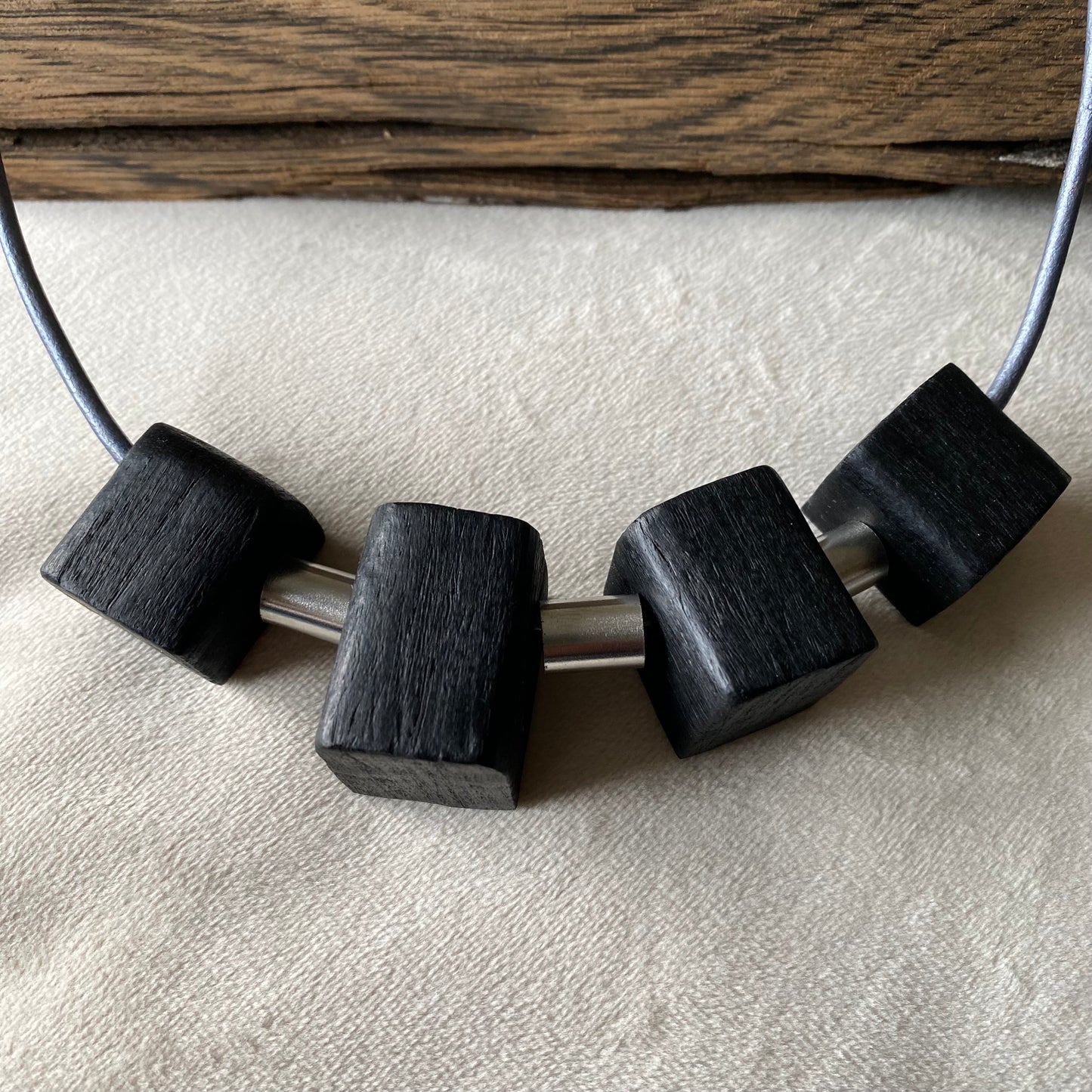 Wooden necklace