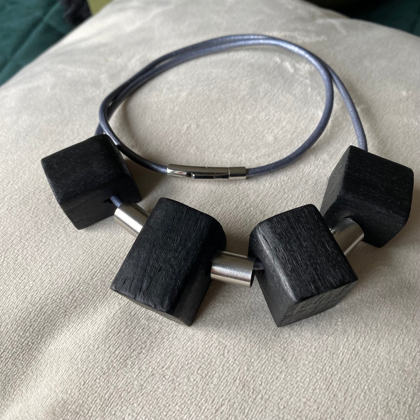 pendant carved from ancient bog oak