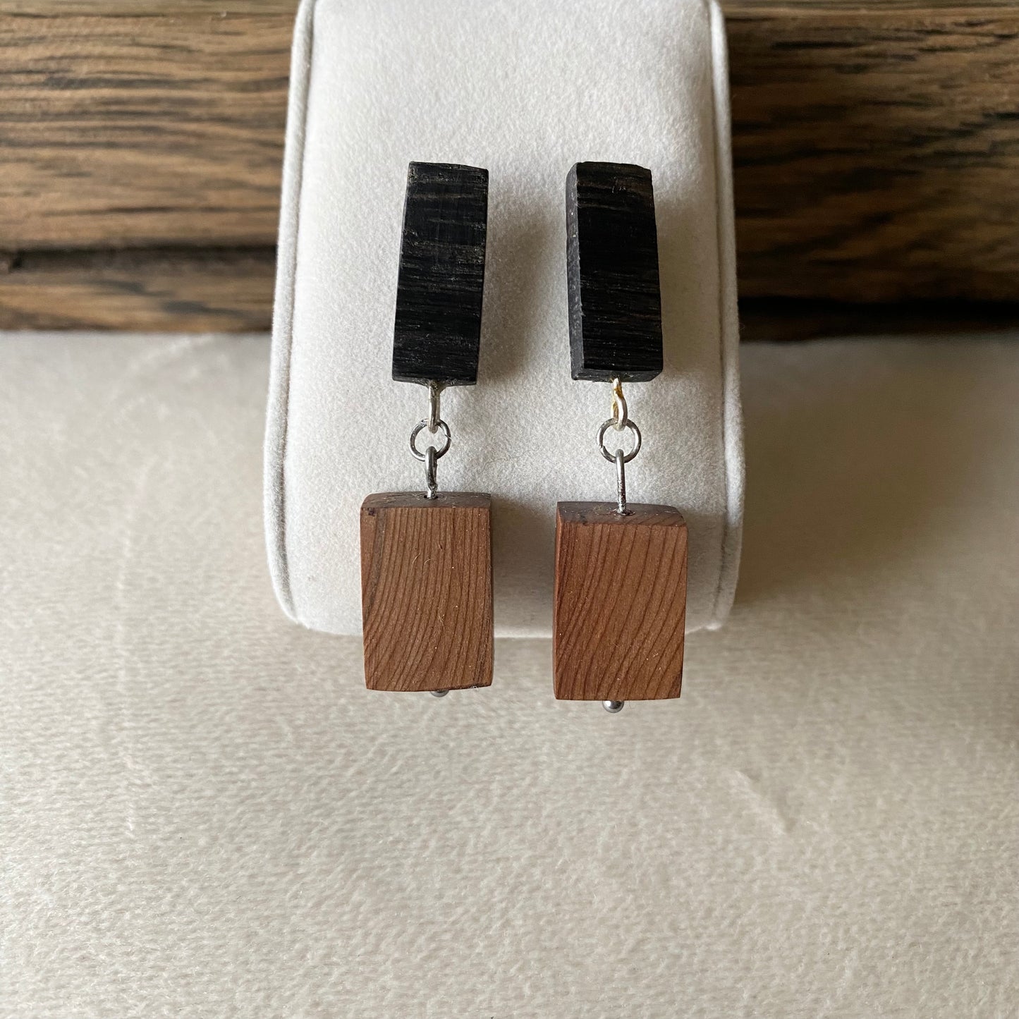 Natural Wood earrings