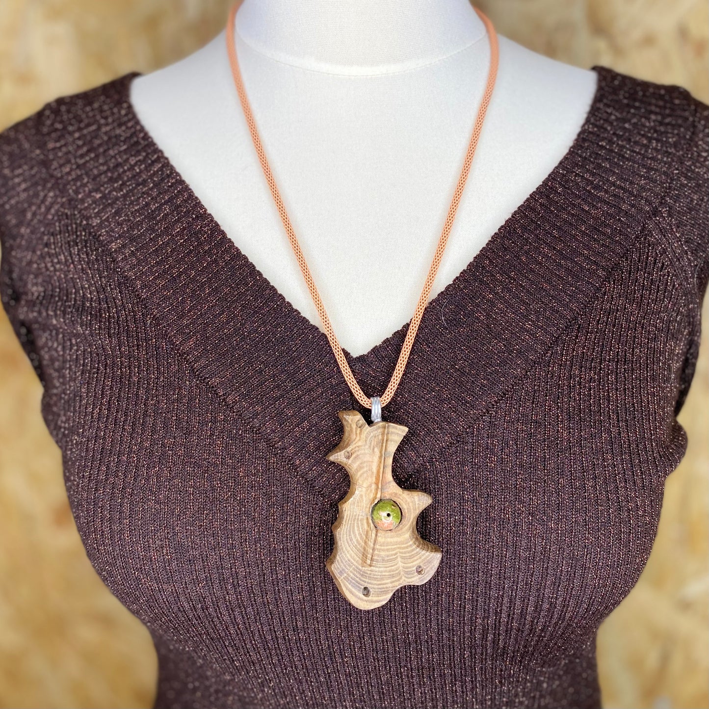 wooden necklace
