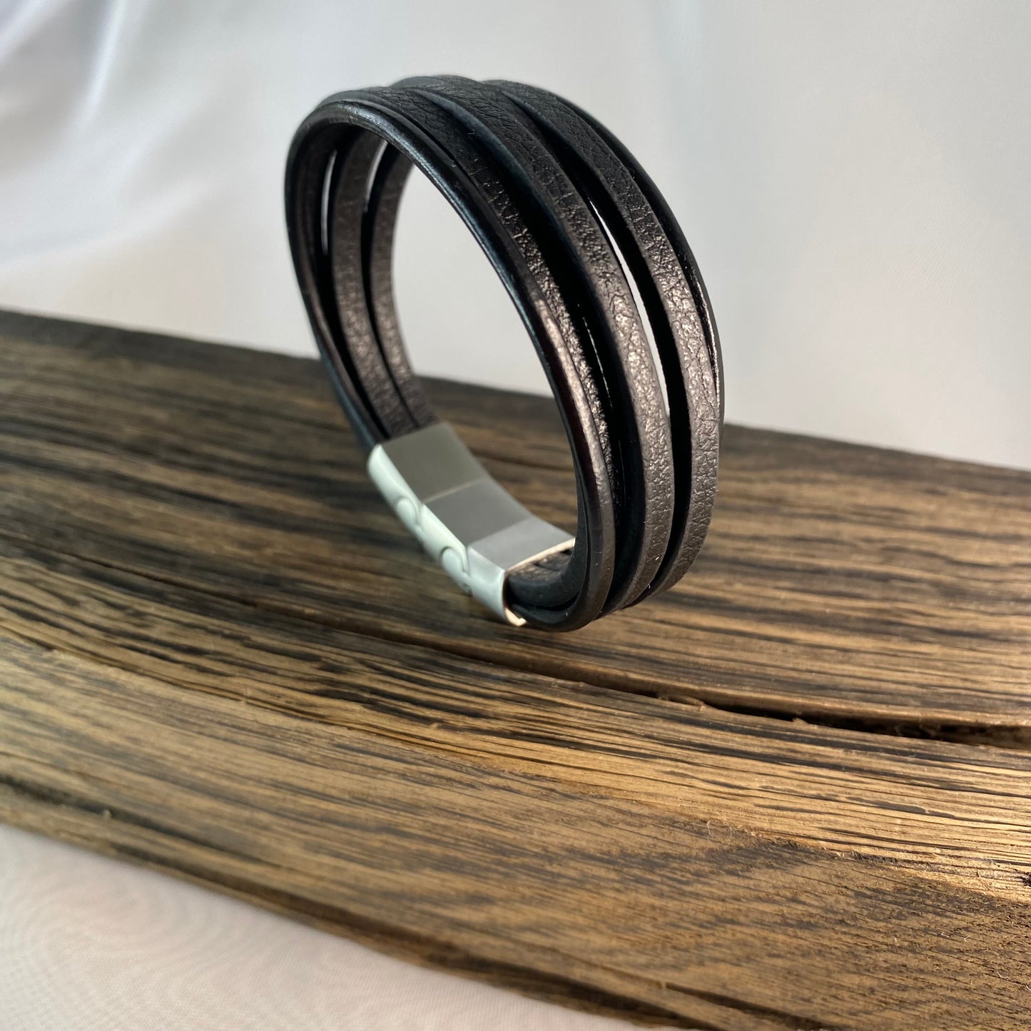 Unisex Leather Bracelet | Handmade | Gift for Her or Him
