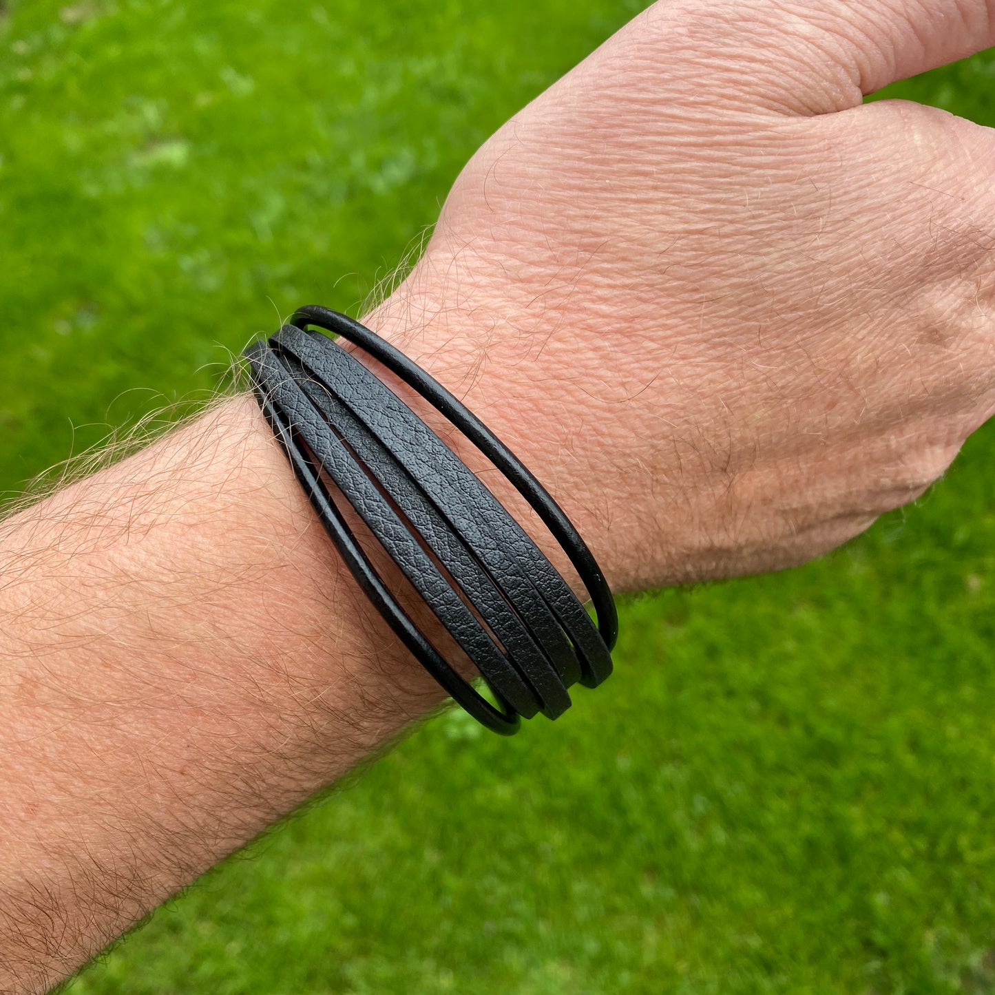 Unisex Leather Bracelet | Handmade | Gift for Her or Him