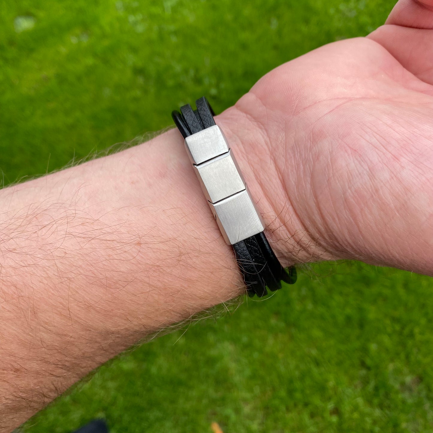 Unisex Leather Bracelet | Handmade | Gift for Her or Him