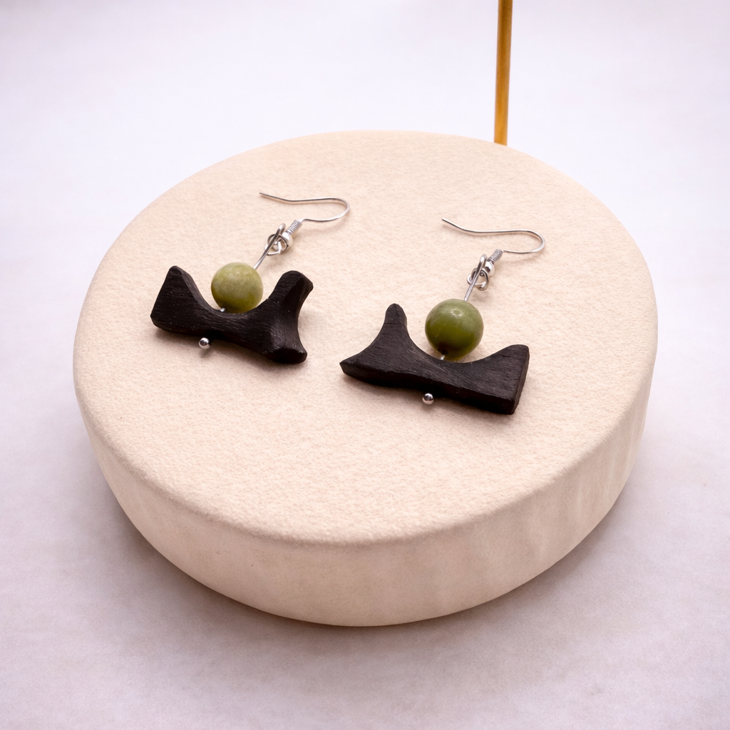 natural handmade earrings 