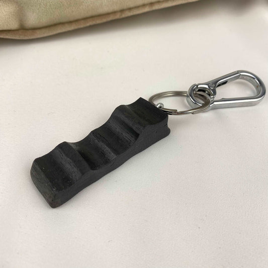 Irish Bog Oak Carved Keychain | Handmade MysticalBogOak