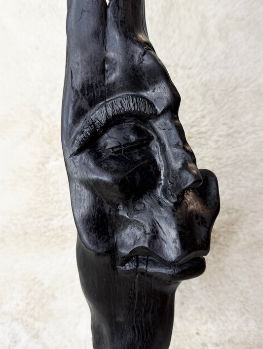 carved face