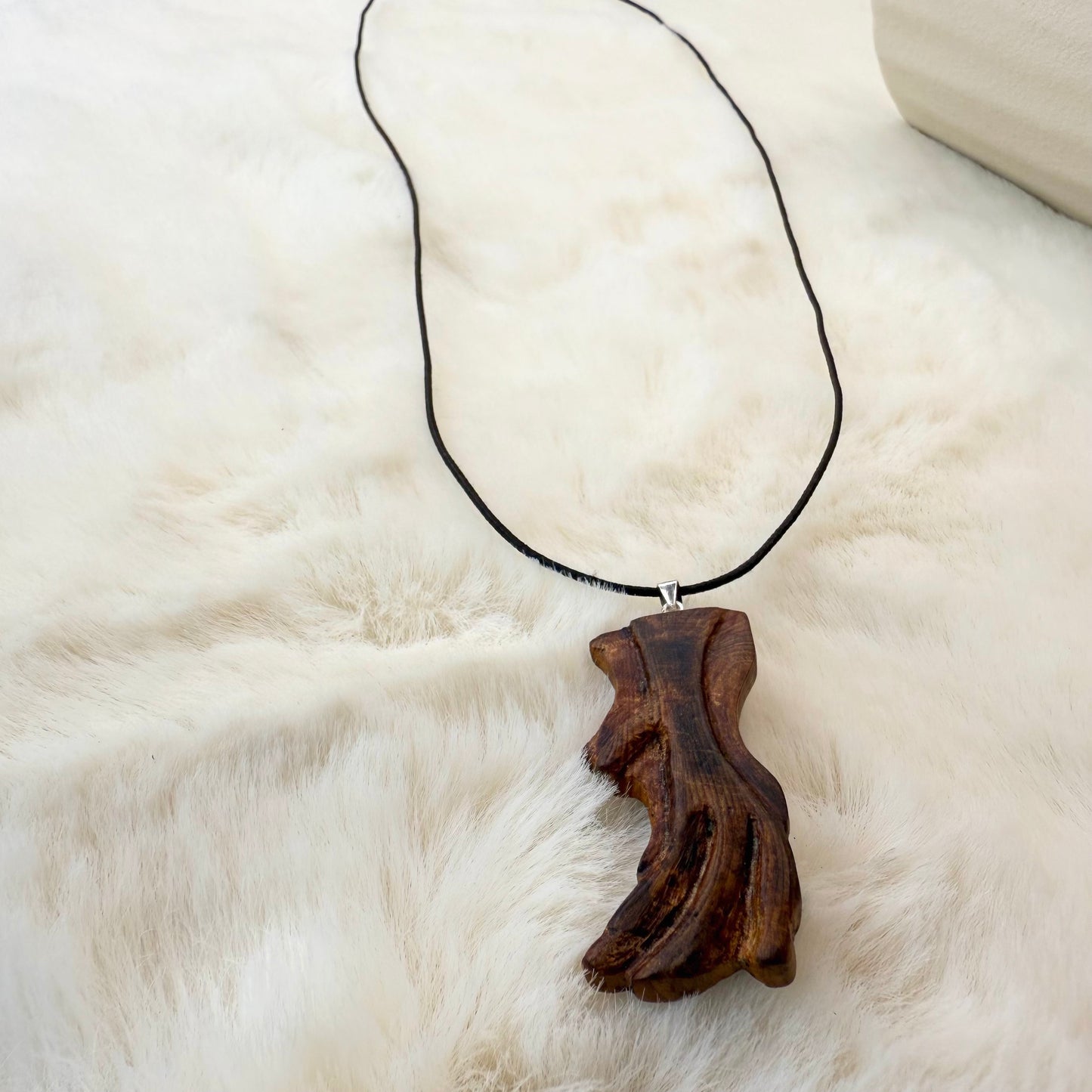 carved necklace 
