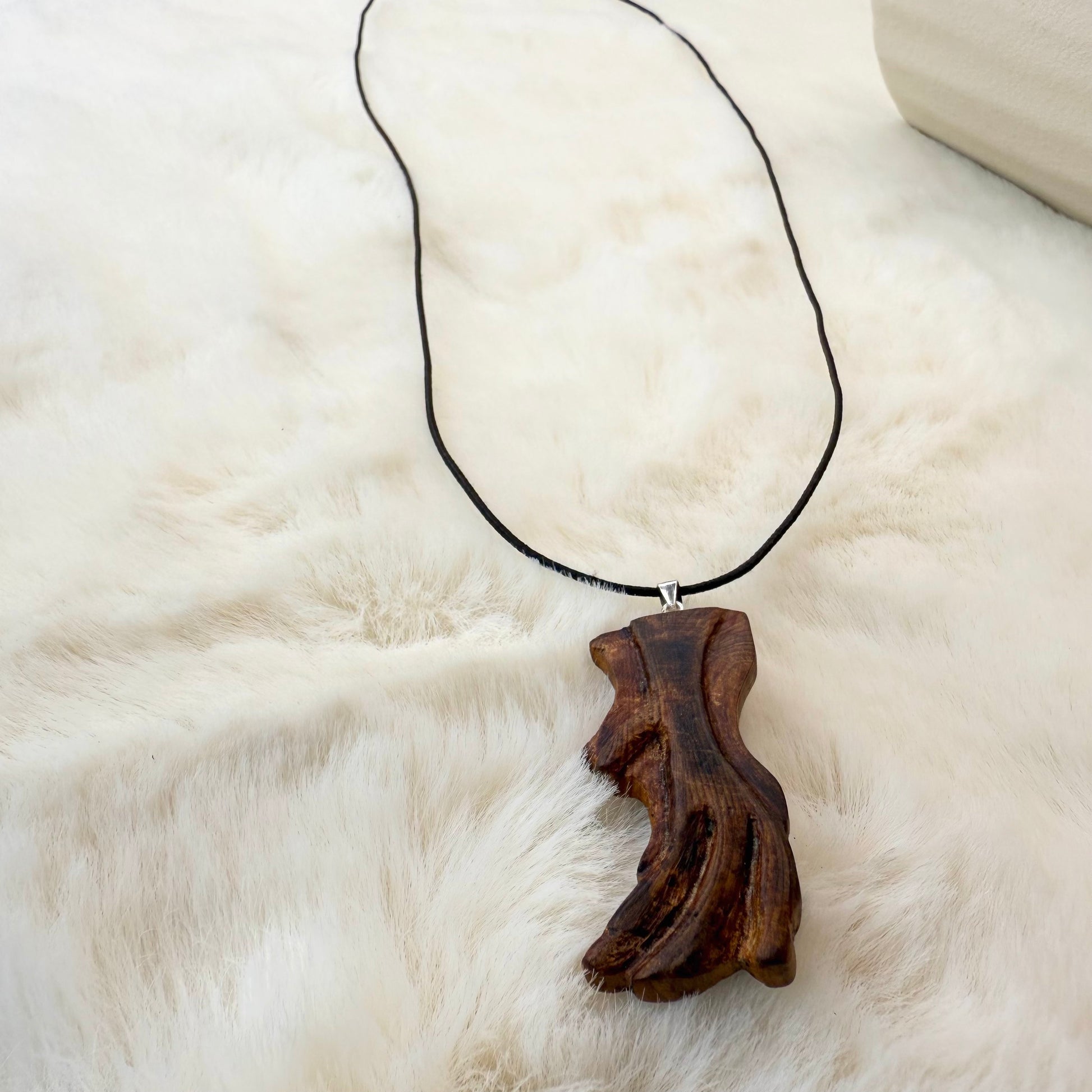 carved necklace 
