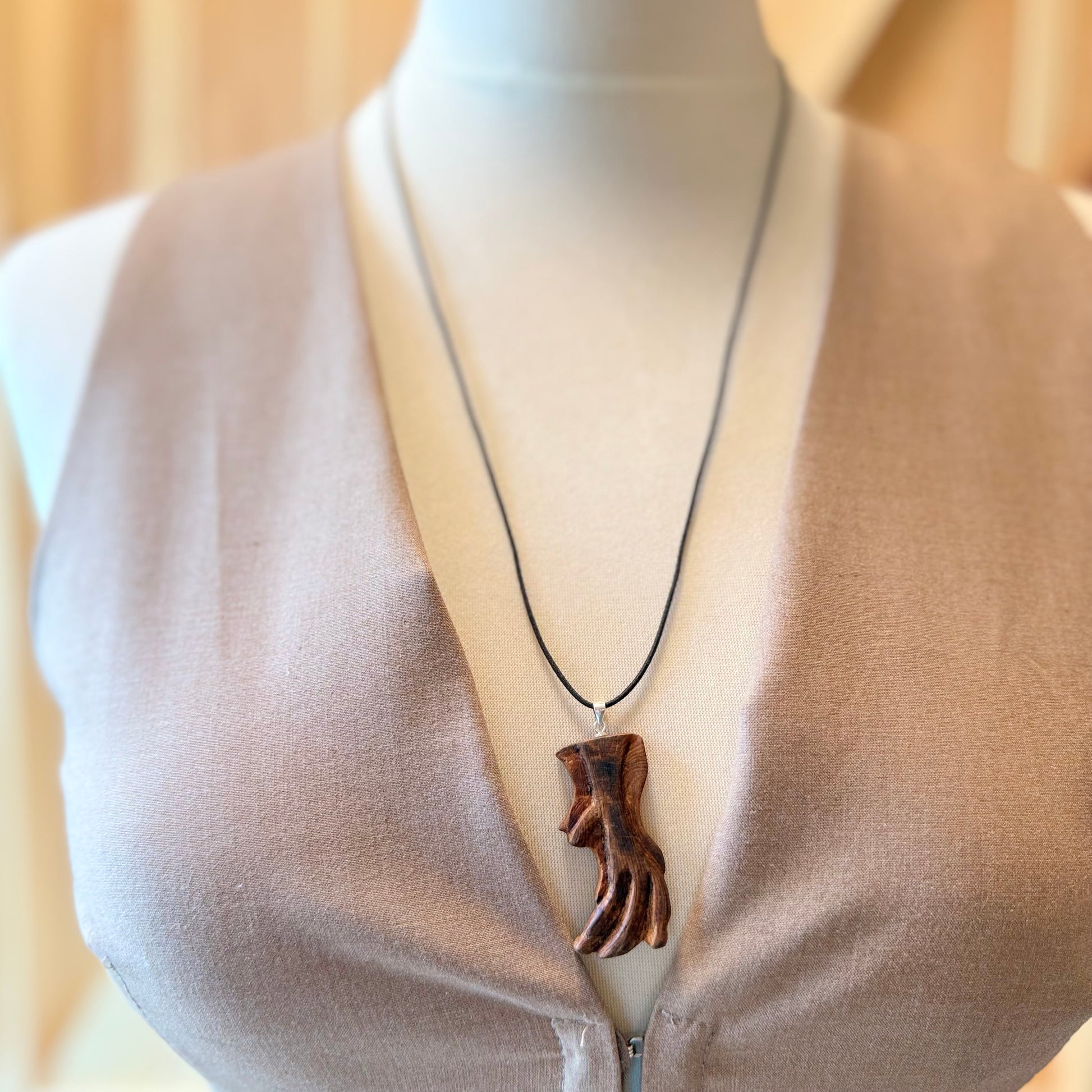 wooden necklace 