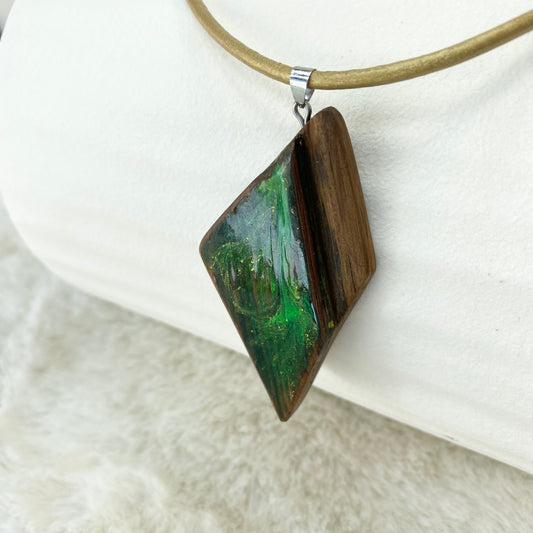 BogWoodNecklace #ArtisanJewelry