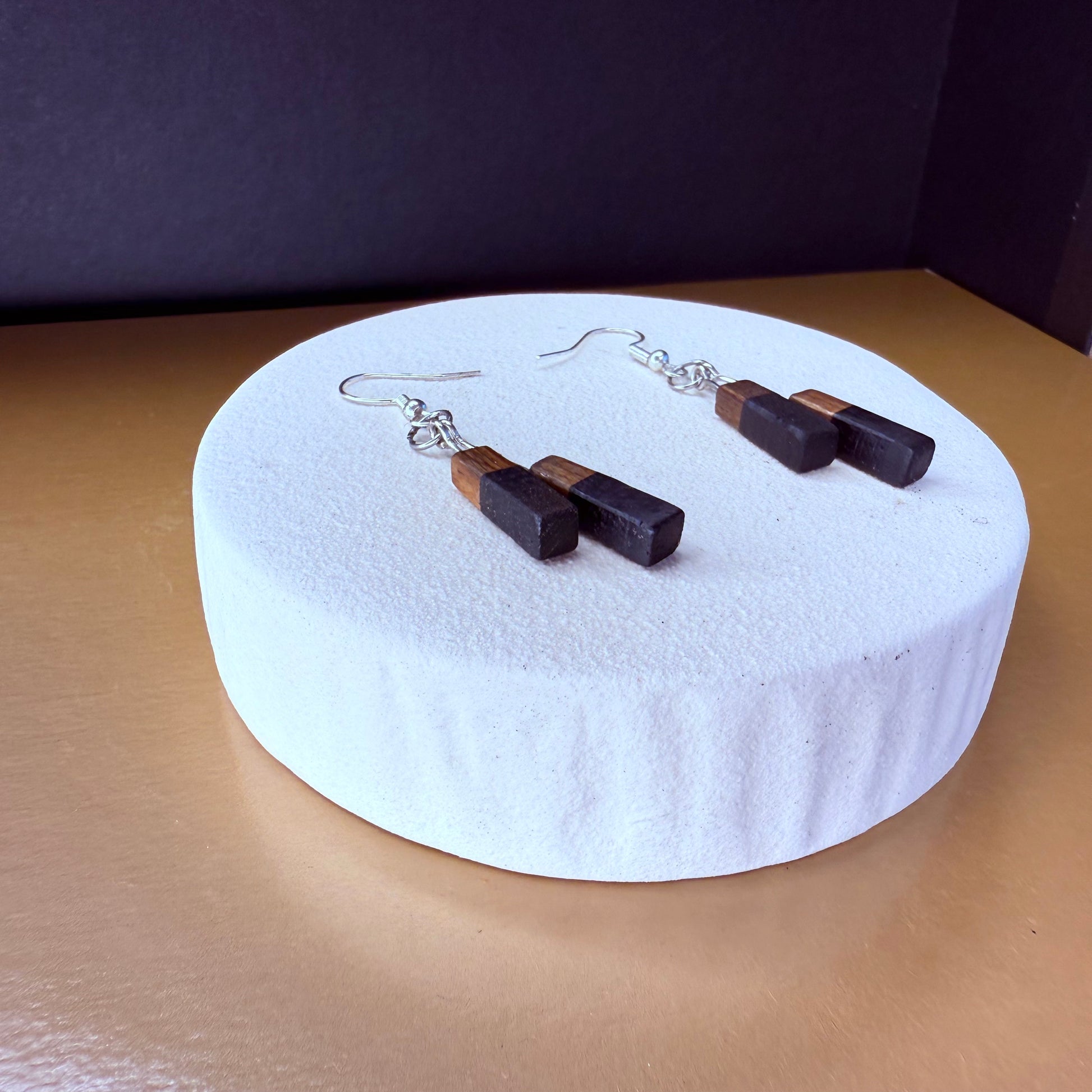 bog oak earrings 