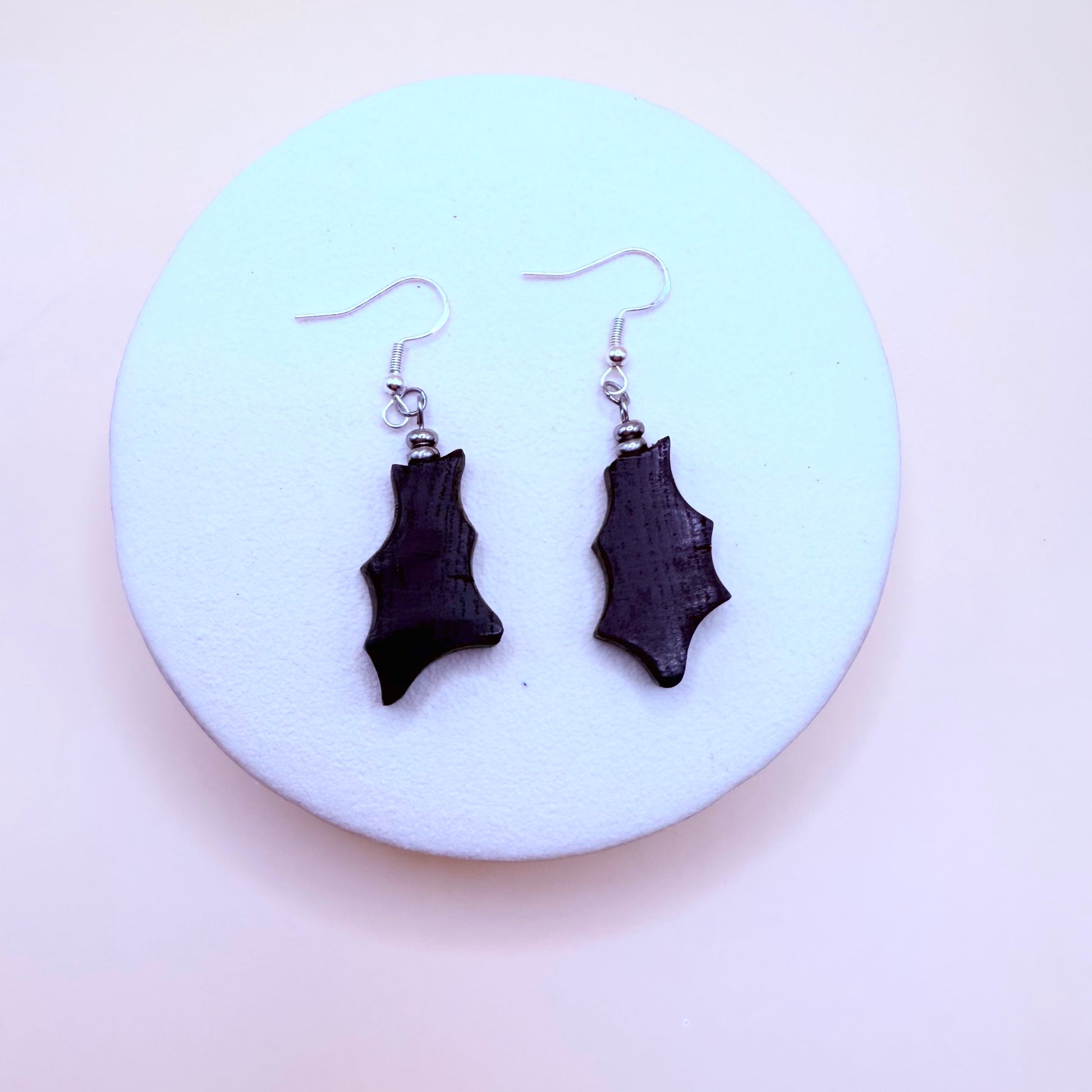 natural wood earrings 