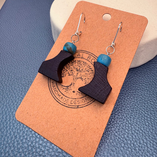 howlite handmade earrings 