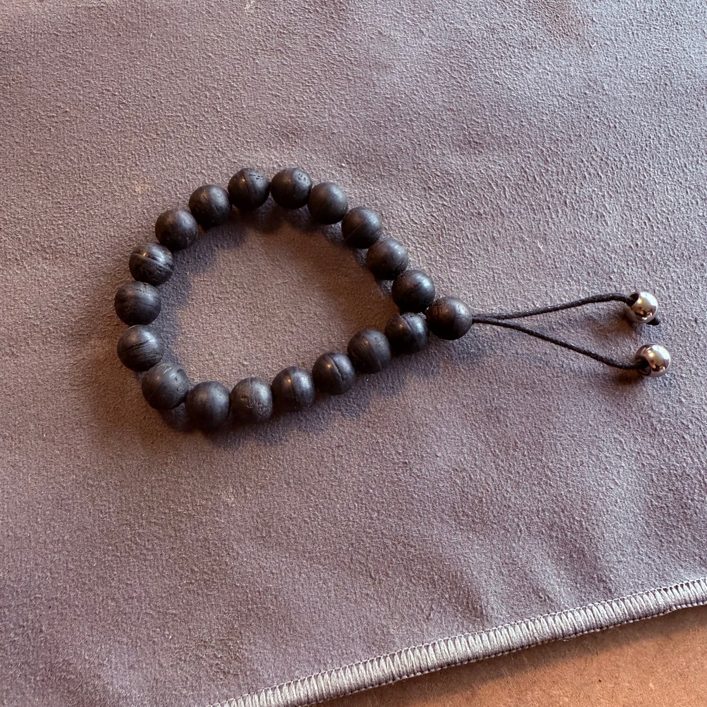 Bog Oak Wrist Mala Bracelet
