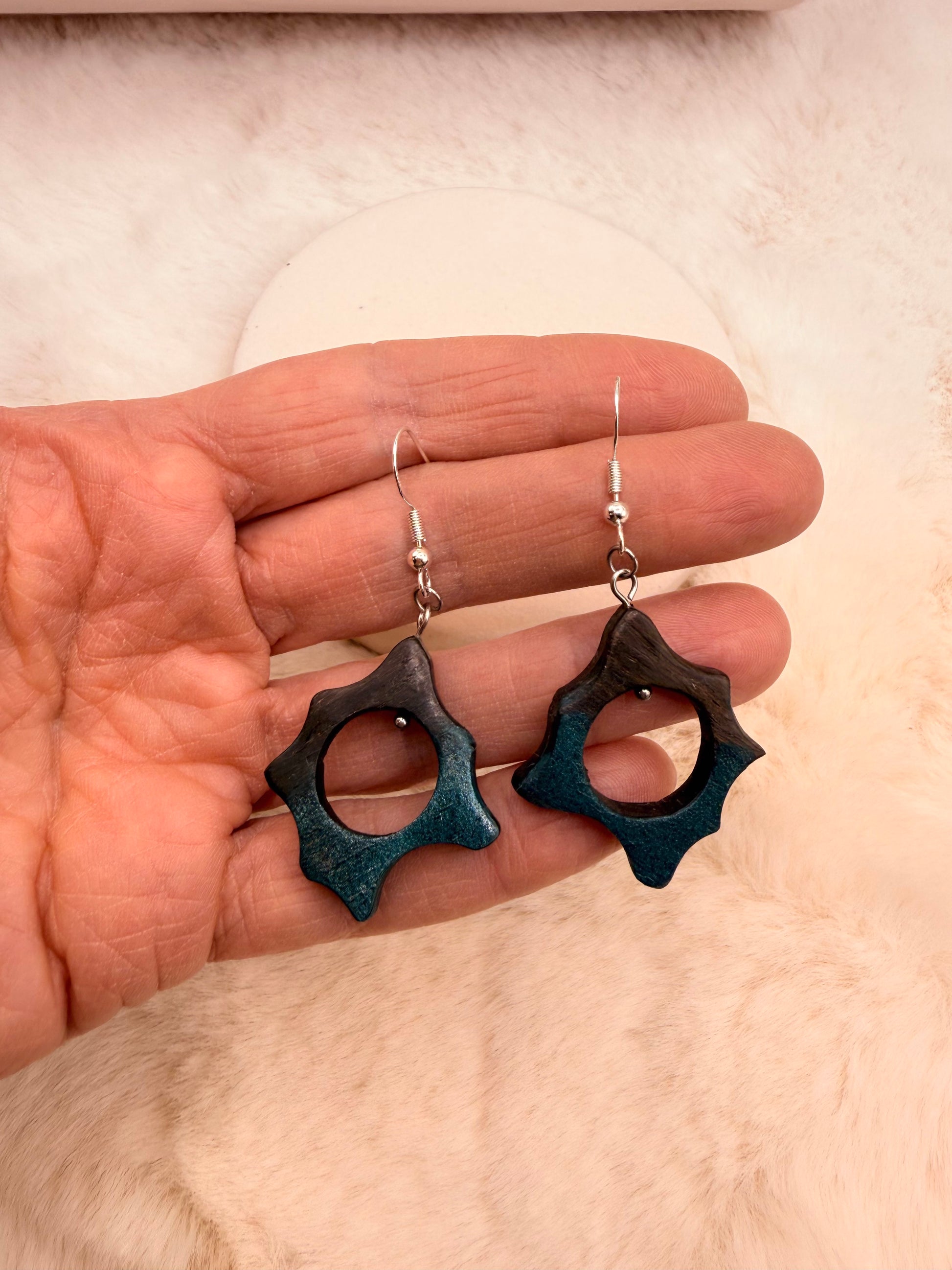 carved earrings 