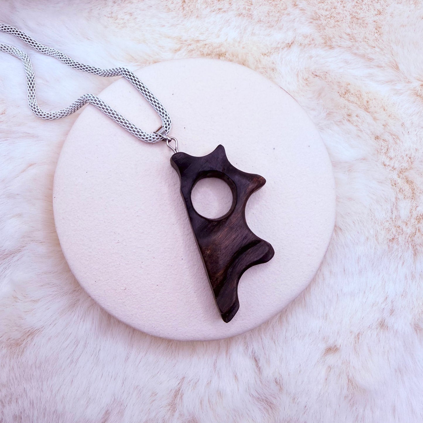 bog oak handmade necklace 