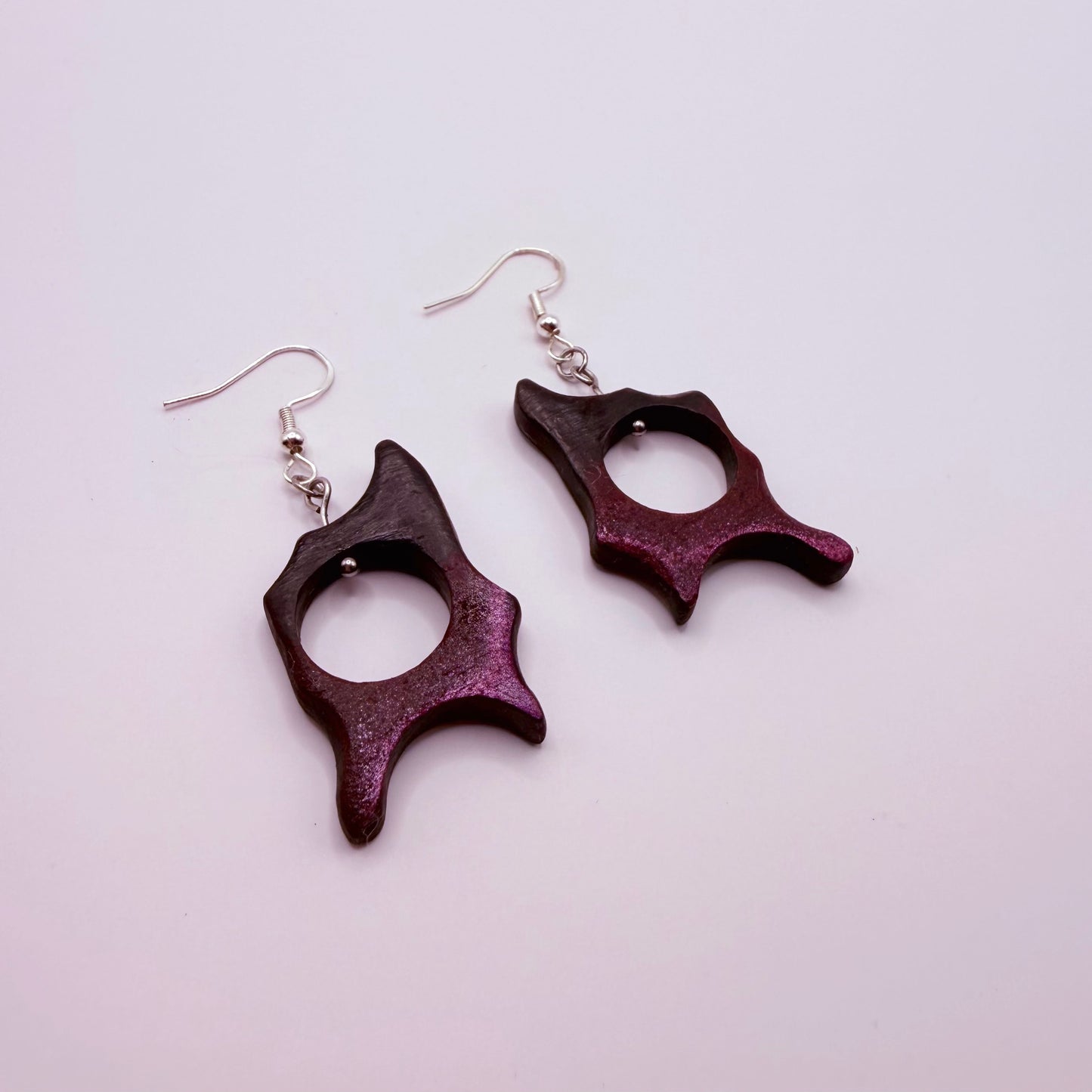 wooden earrings 