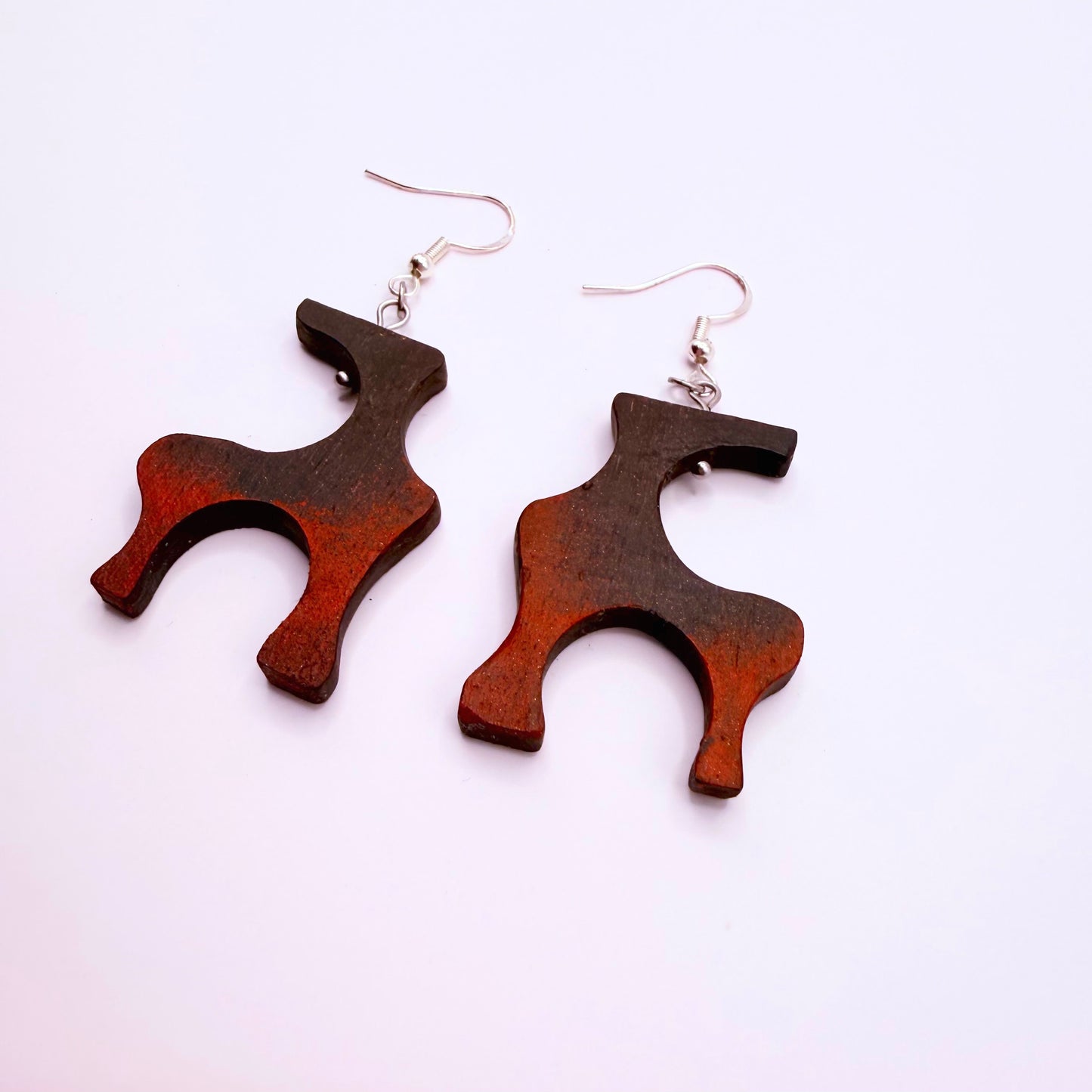 hand carved earrings 