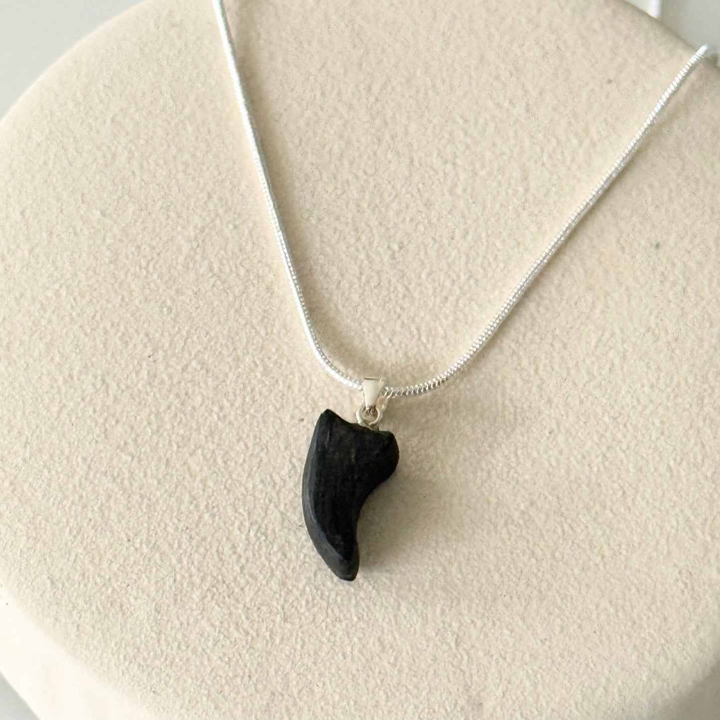 black handmade necklace 
