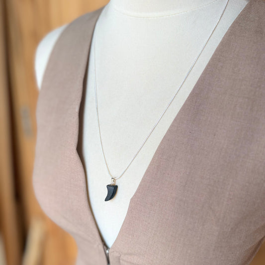 bog oak handmade necklace Ireland