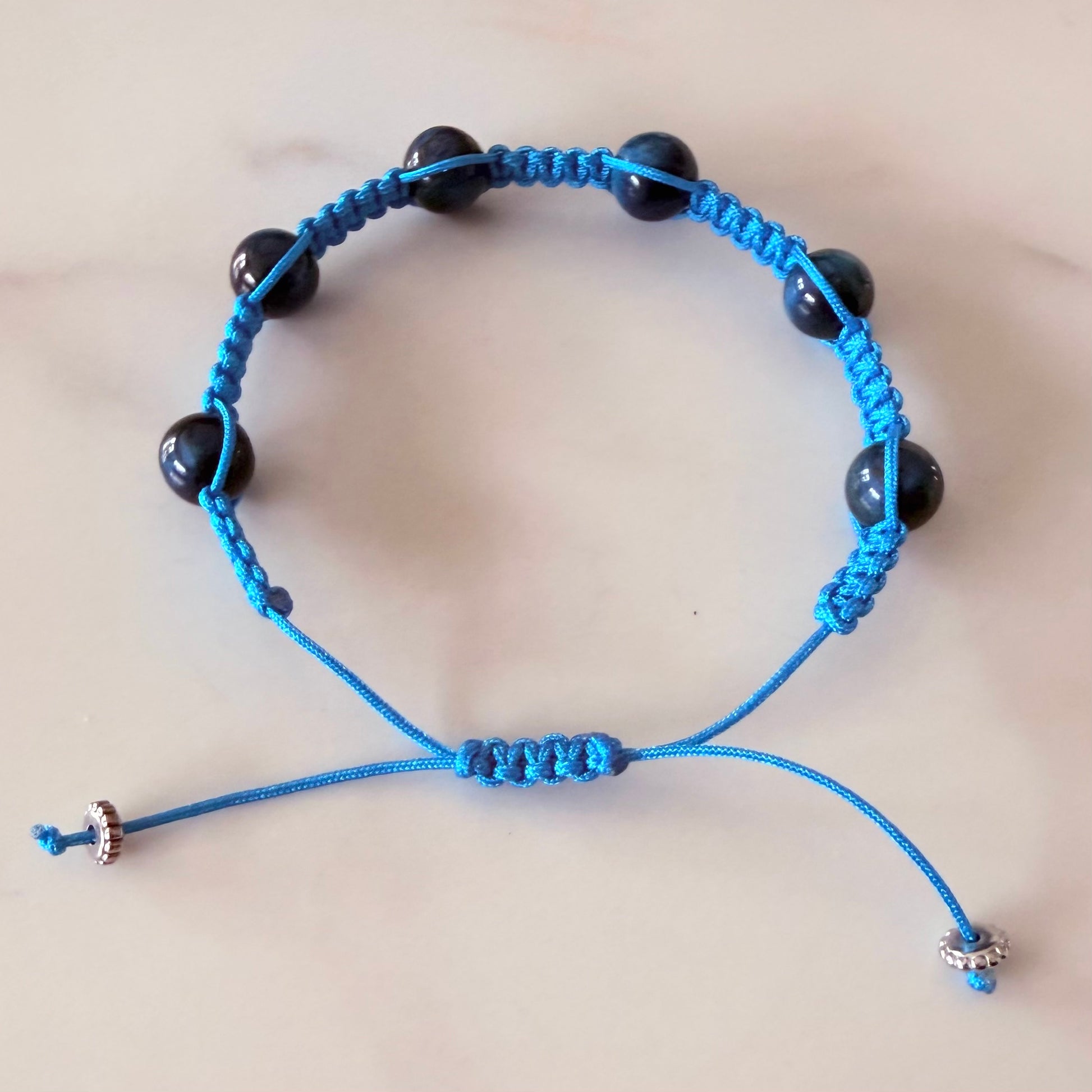 blue Handmade bracelet 