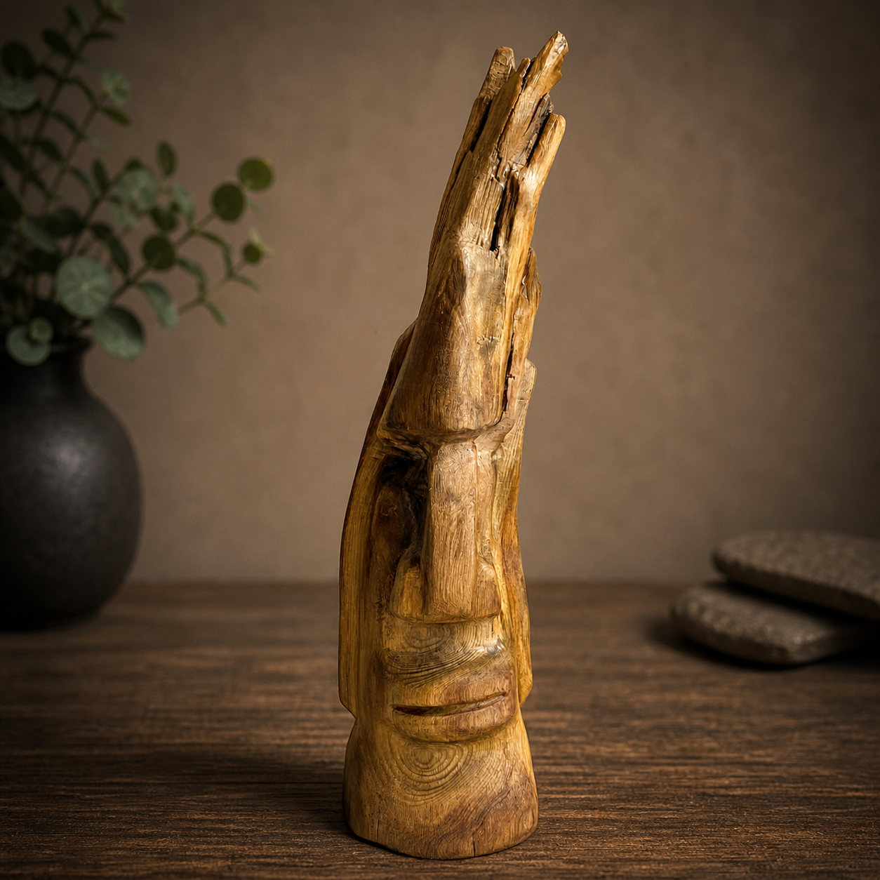 Silent Presence — One of a Kind Bog Pine Sculpture