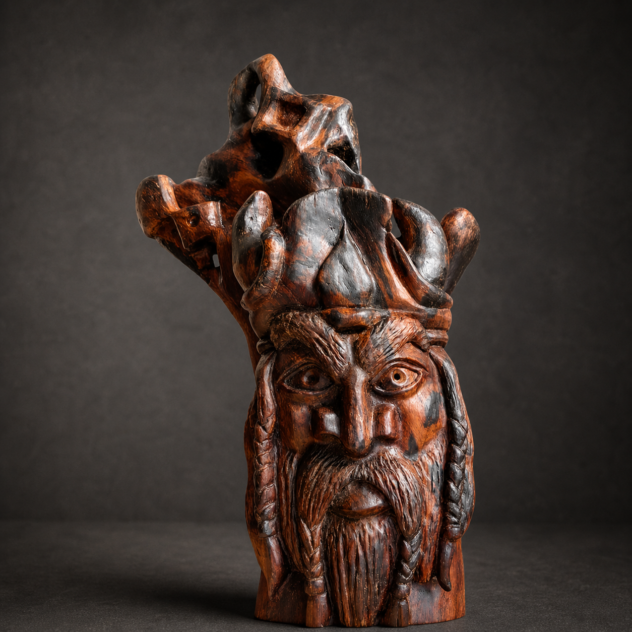 Ancient Odin — One of a Kind Bog Yew Sculpture