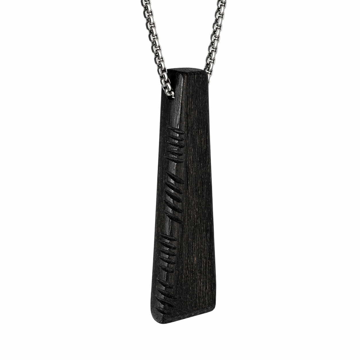 bog oak pendant texture detail natural wood grain