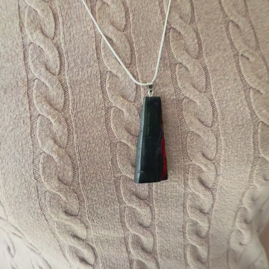bog oak handmade necklace