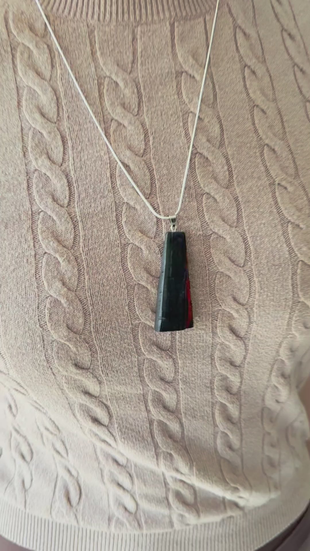 bog oak handmade necklace