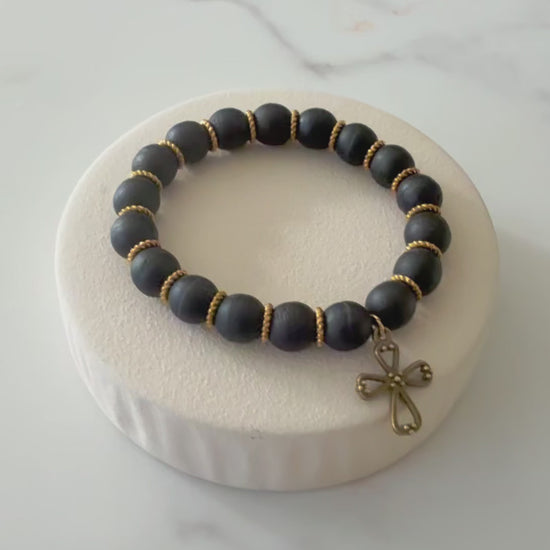 bog oak handmade bracelet 