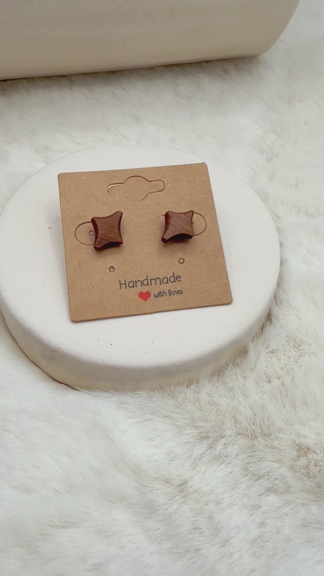 wooden earrings 