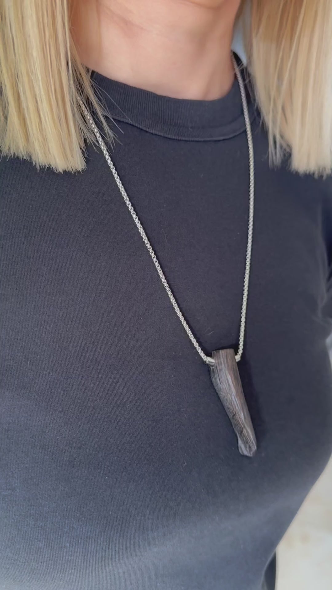 bog oak necklace