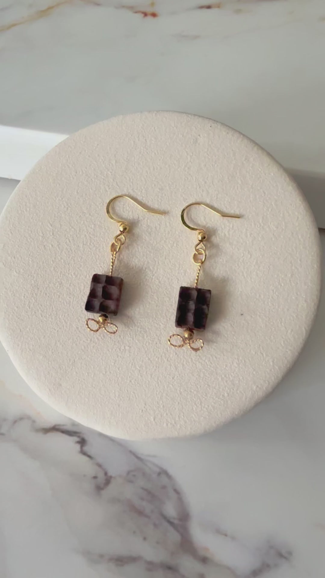 bog oak handmade earrings 